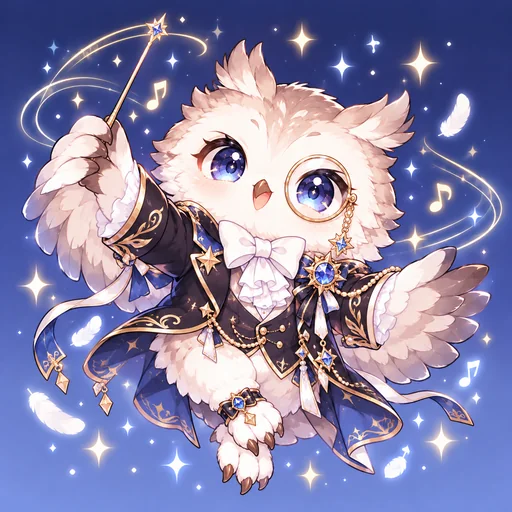 指揮者（フクロウ）のキャラクター
